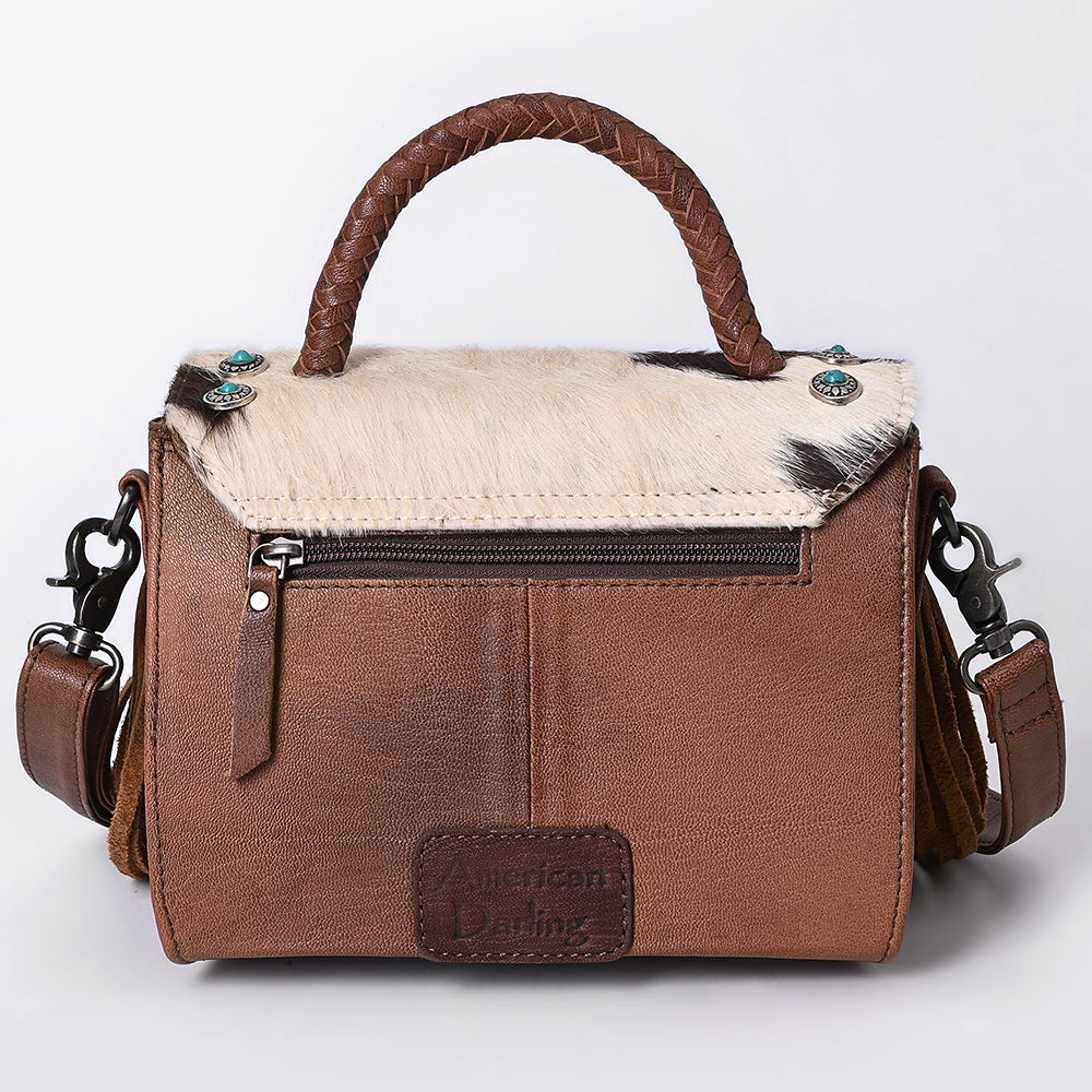 American Darling Briefcase Hair On Genuine Leather Western Women Bag | Handbag Weekend Travel Bags