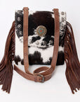 American Darling ADBG984 Crossbody Hair-On Genuine Leather Women Bag Western Handbag Purse