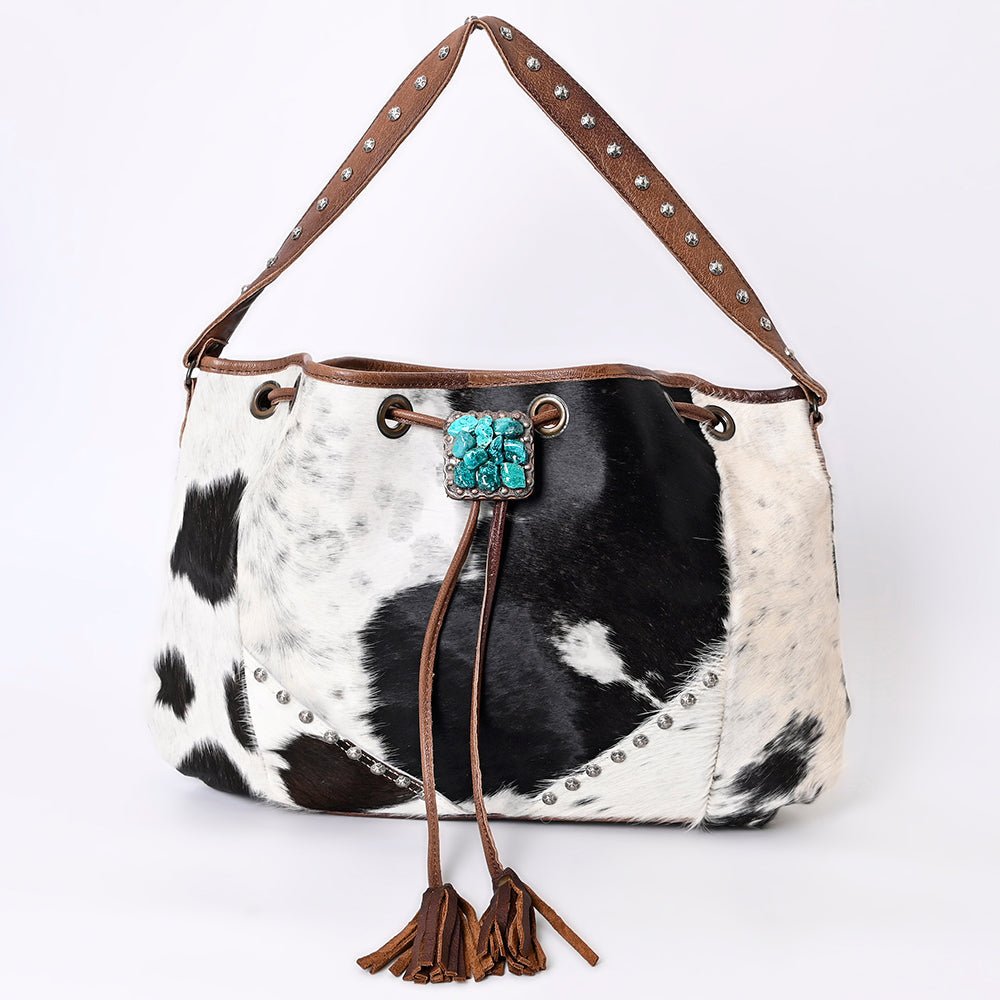 American Darling Bucket Hair on Genuine Leather W. Women Bag Handbag