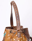 American Darling Bucket Hair on Genuine Leather Western Women Bag Handbag Purse | Travel Bags College Casual