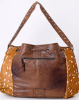 American Darling Bucket Hair on Genuine Leather Western Women Bag Handbag Purse | Travel Bags College Casual