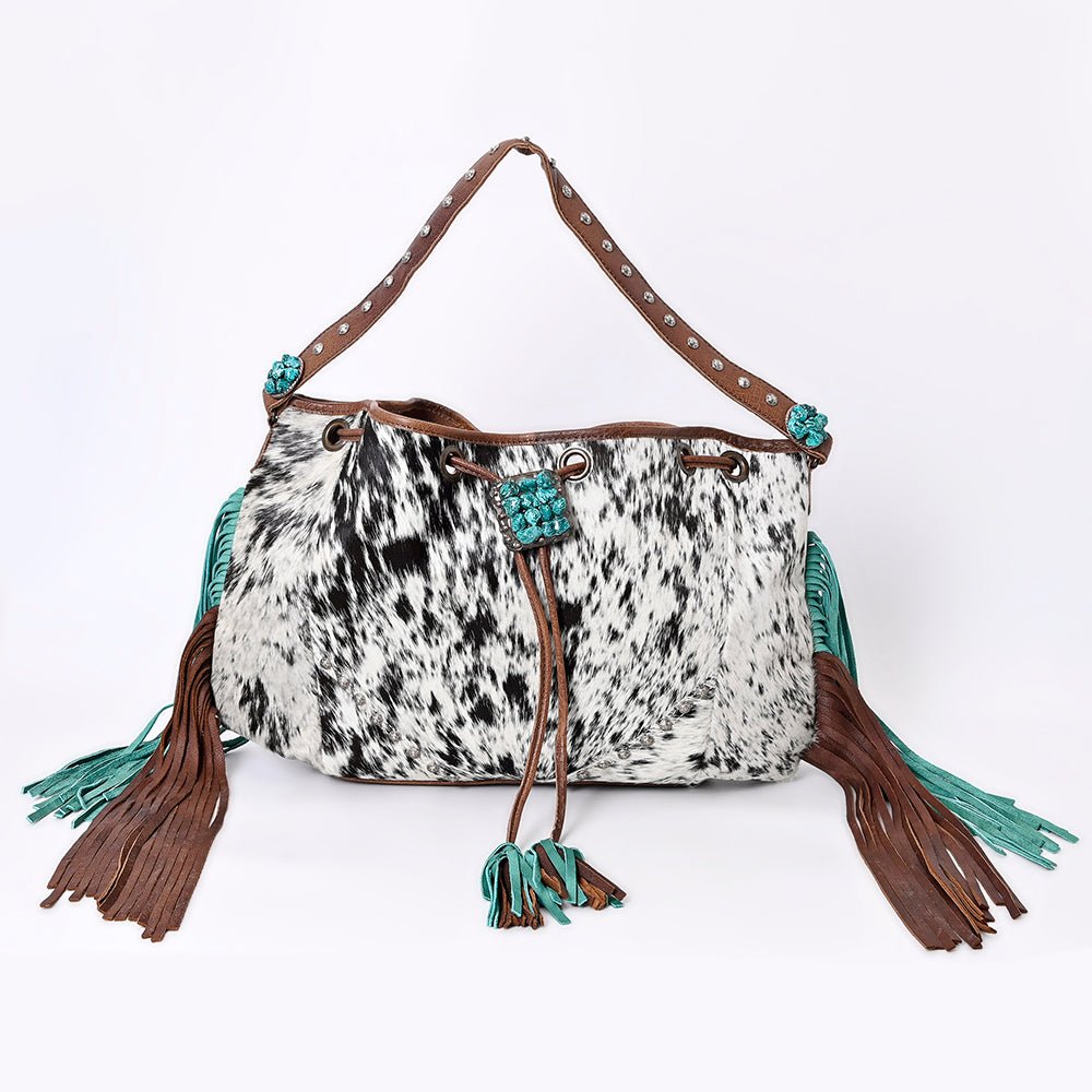 American Darling Hobo Hair-On Genuine Leather Women Bag Western Handbag Purse