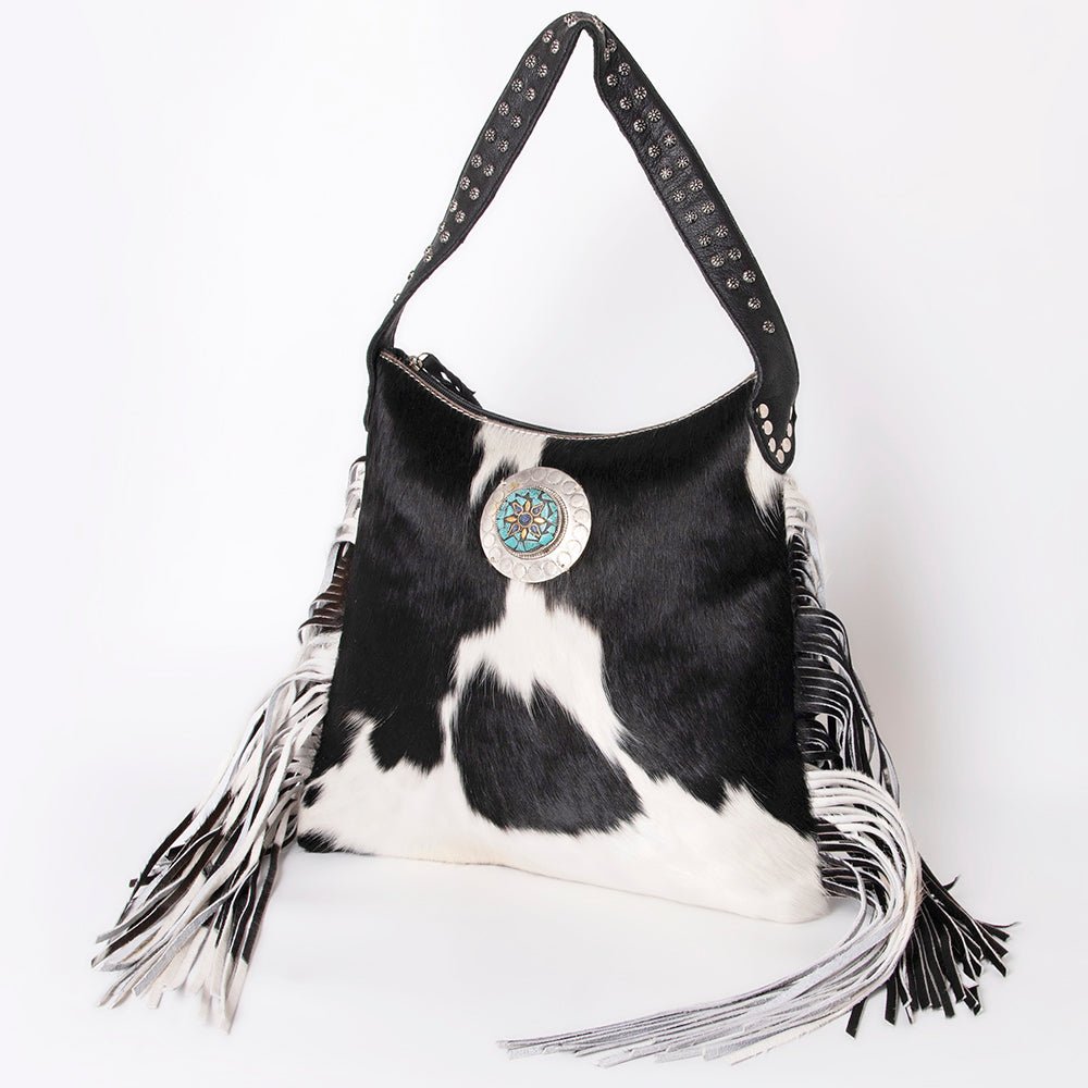 American Darling Hobo Hair-On Genuine Leather Women Bag Western Handbag Purse