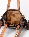 American Darling ADBG993 Tote Hand Tooled Genuine Leather Women Bag Western Handbag Purse