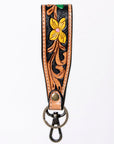 American Darling Hand Tooled Genuine Leather Handle Strap for Wristlet Bag Phone Wrist Keychain Wallet Purse Clutch Cellphone