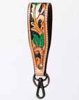 American Darling Hand Tooled Genuine Leather Handle Strap for Wristlet Bag Phone Wrist Keychain Wallet Purse Clutch Cellphone