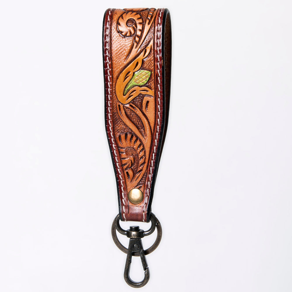 American Darling ADWSF126A Hand Tooled Genuine Leather Handle Strap