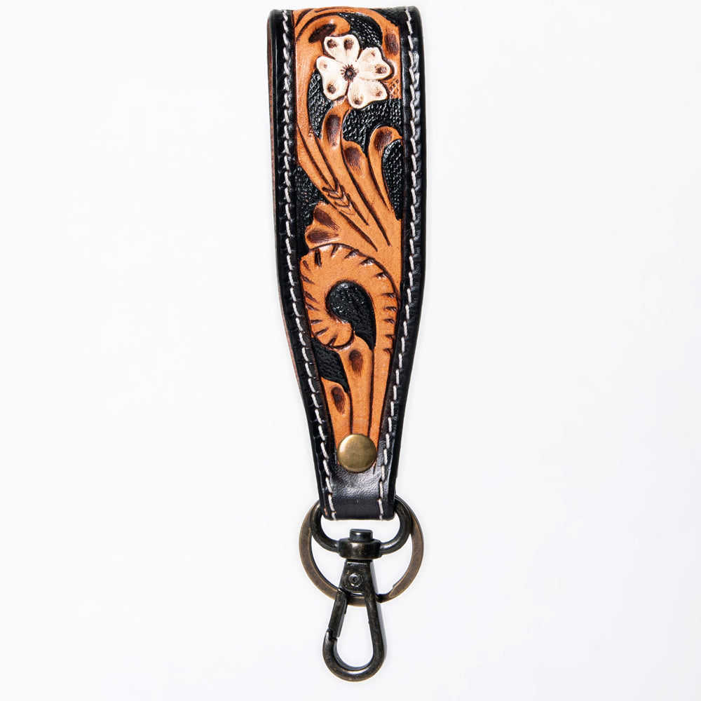 American Darling ADWSF126A Hand Tooled Genuine Leather Handle Strap