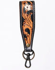American Darling Hand Tooled Genuine Leather Handle Strap for Wristlet Bag Phone Wrist Keychain Wallet Purse Clutch Cellphone
