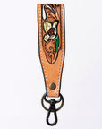 American Darling Hand Tooled Genuine Leather Handle Strap for Wristlet Bag Phone Wrist Keychain Wallet Purse Clutch Cellphone