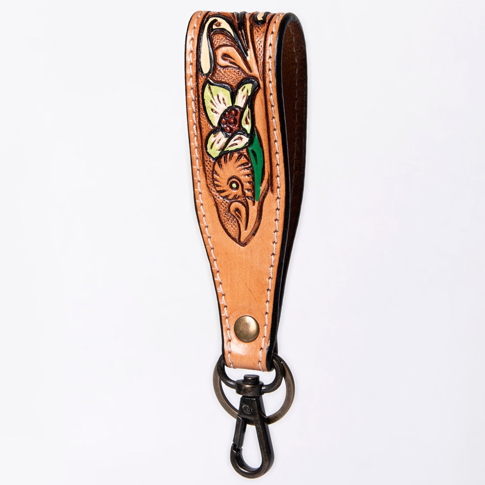 American Darling ADWSF126A Hand Tooled Genuine Leather Handle Strap