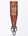 American Darling ADWSF126A Hand Tooled Genuine Leather Handle Strap
