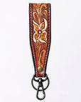 American Darling Hand Tooled Genuine Leather Handle Strap for Wristlet Bag Phone Wrist Keychain Wallet Purse Clutch Cellphone