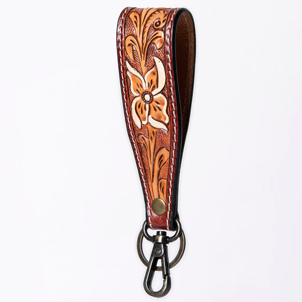 American Darling ADWSF126A Hand Tooled Genuine Leather Handle Strap