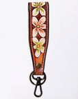 American Darling Hand Tooled Genuine Leather Handle Strap for Wristlet Bag Phone Wrist Keychain Wallet Purse Clutch Cellphone