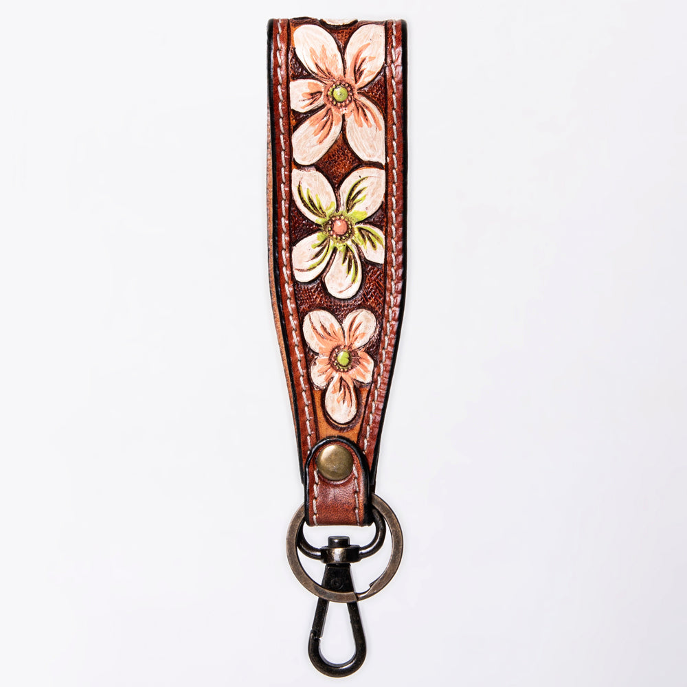 American Darling ADWSF126A Hand Tooled Genuine Leather Handle Strap