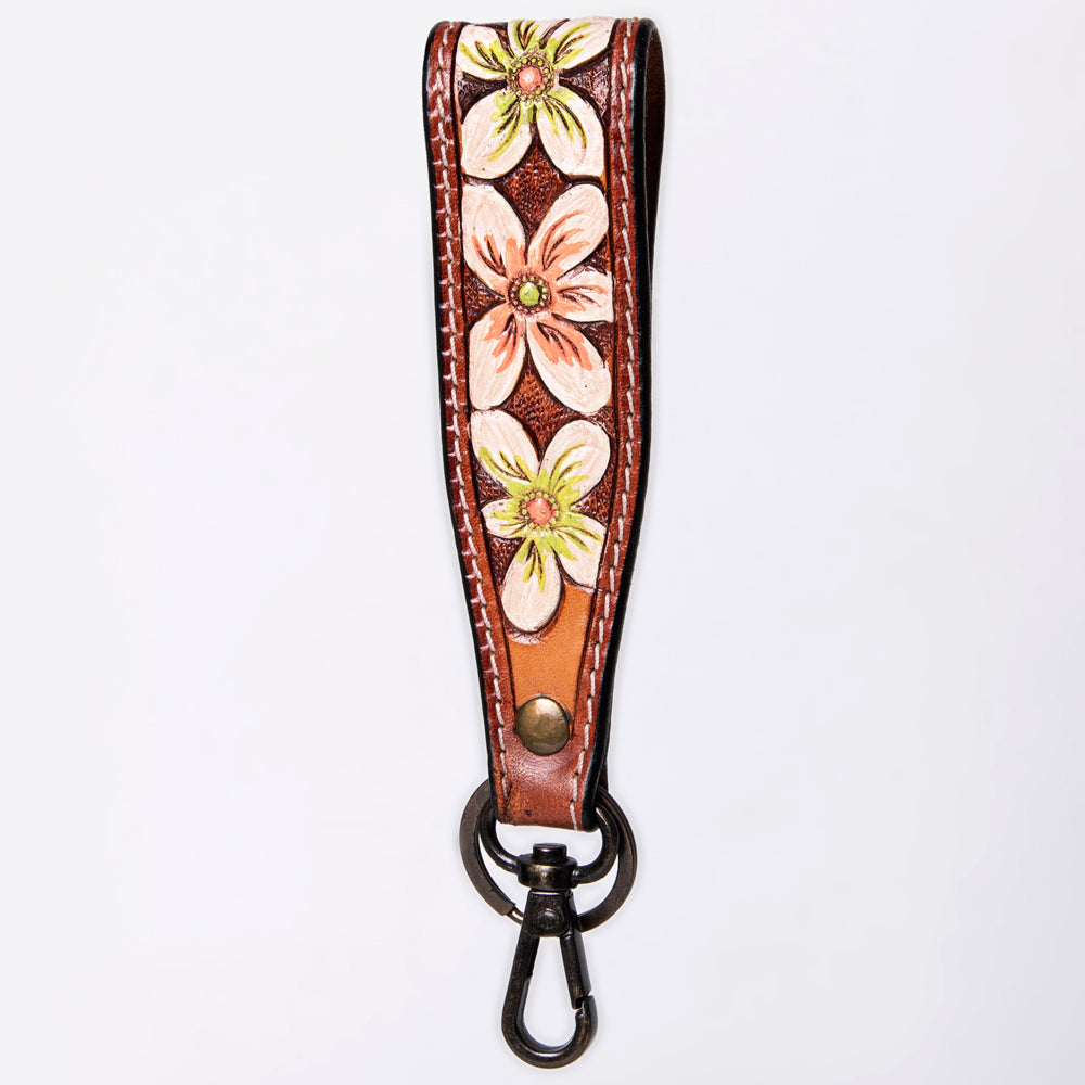 American Darling ADWSF126A Hand Tooled Genuine Leather Handle Strap