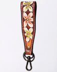 American Darling Hand Tooled Genuine Leather Handle Strap for Wristlet Bag Phone Wrist Keychain Wallet Purse Clutch Cellphone