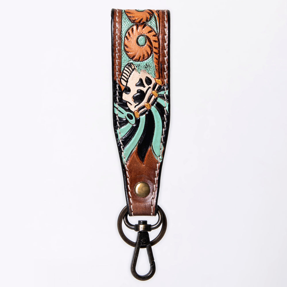 American Darling ADWSF126A Hand Tooled Genuine Leather Handle Strap