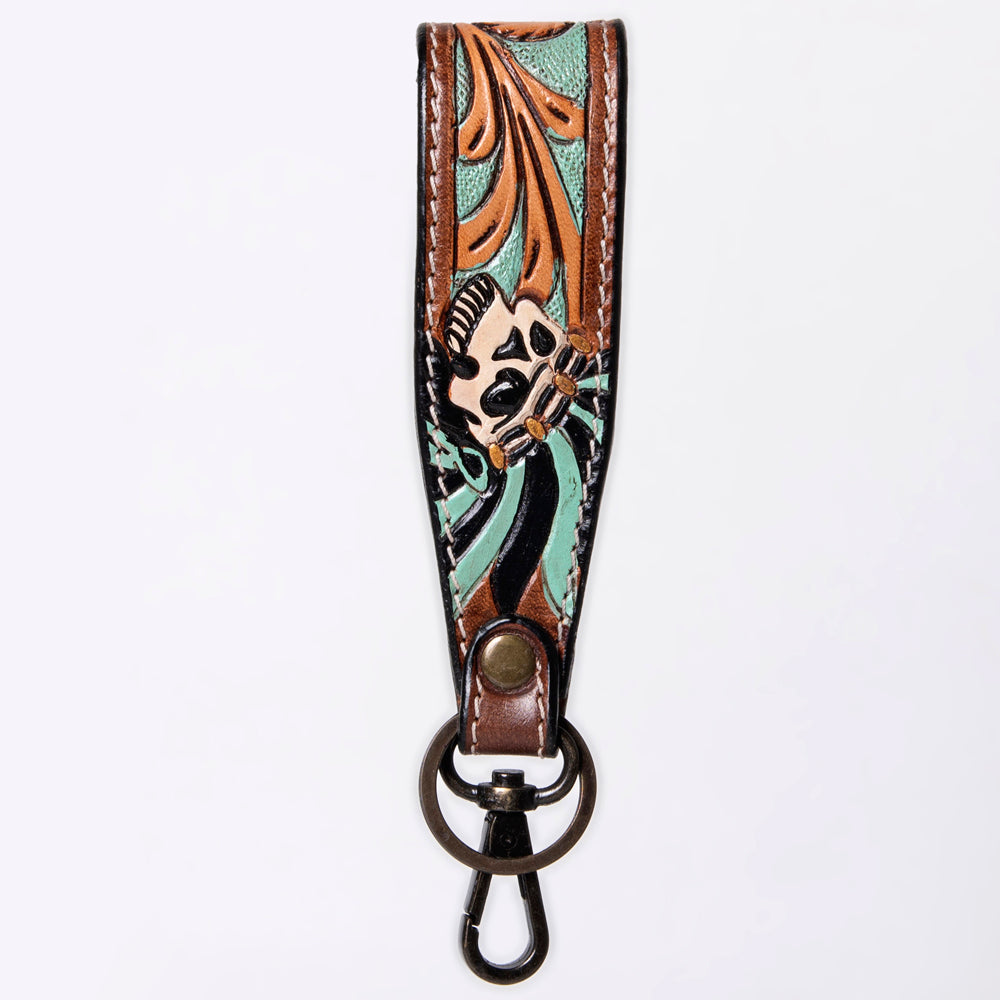 American Darling ADWSF126A Hand Tooled Genuine Leather Handle Strap