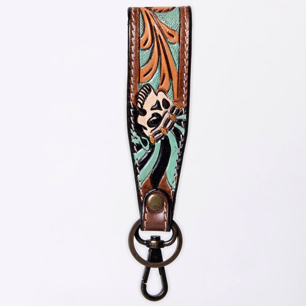 American Darling Hand Tooled Genuine Leather Handle Strap for Wristlet Bag Phone Wrist Keychain Wallet Purse Clutch Cellphone