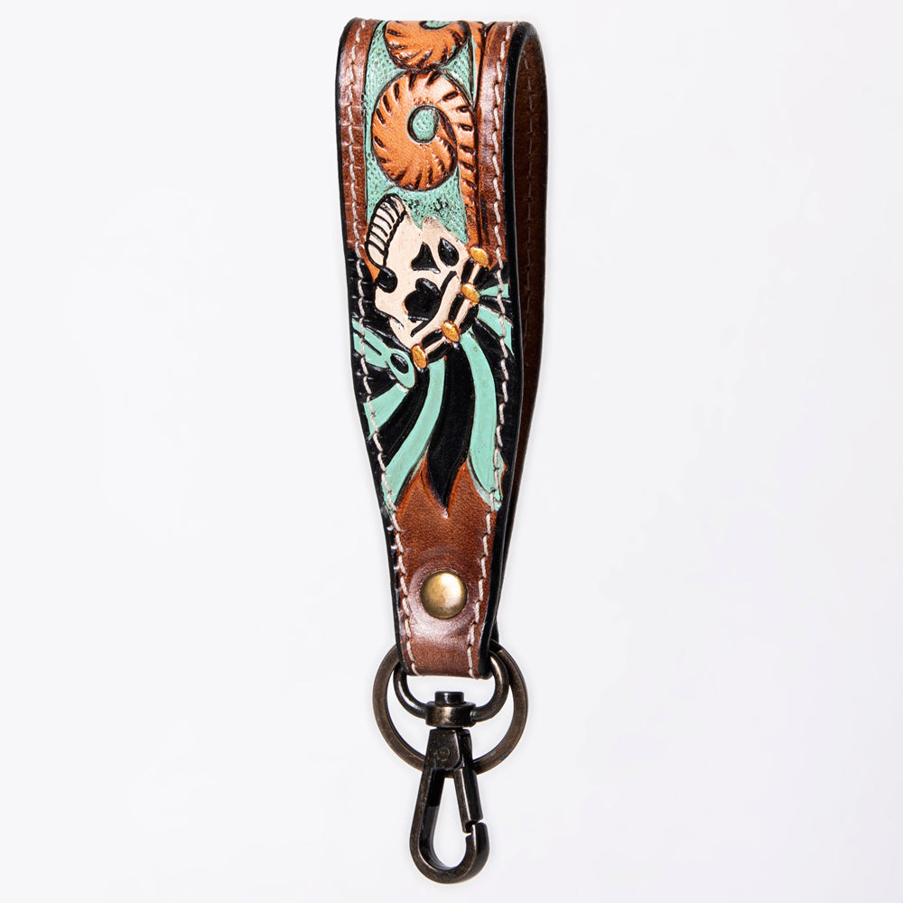 American Darling ADWSF126A Hand Tooled Genuine Leather Handle Strap