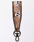 American Darling ADWSF126A Hand Tooled Genuine Leather Handle Strap