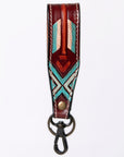 American Darling ADWSF126A Hand Tooled Genuine Leather Handle Strap