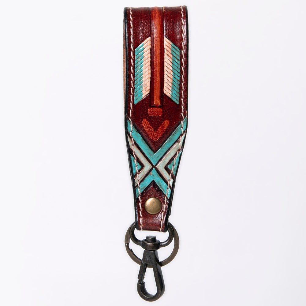 American Darling Hand Tooled Genuine Leather Handle Strap for Wristlet Bag Phone Wrist Keychain Wallet Purse Clutch Cellphone