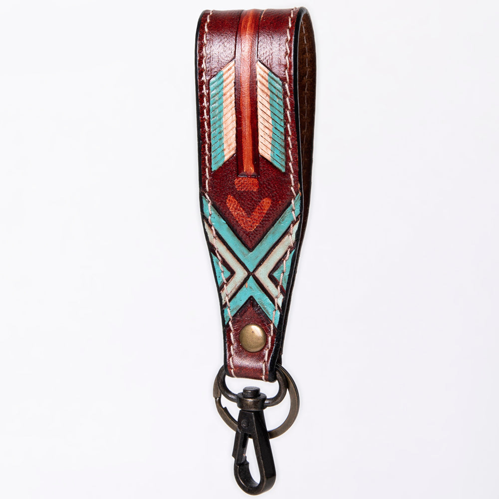 American Darling ADWSF126A Hand Tooled Genuine Leather Handle Strap