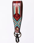 American Darling ADWSF126A Hand Tooled Genuine Leather Handle Strap
