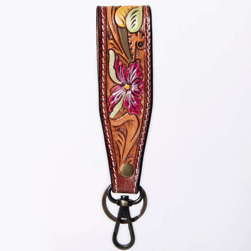 American Darling ADWSF126A Hand Tooled Genuine Leather Handle Strap