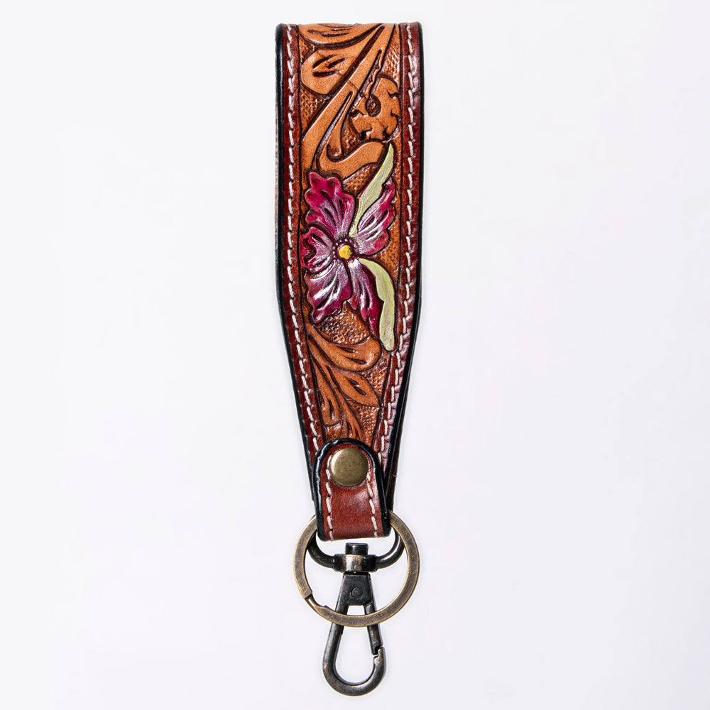 American Darling ADWSF126A Hand Tooled Genuine Leather Handle Strap