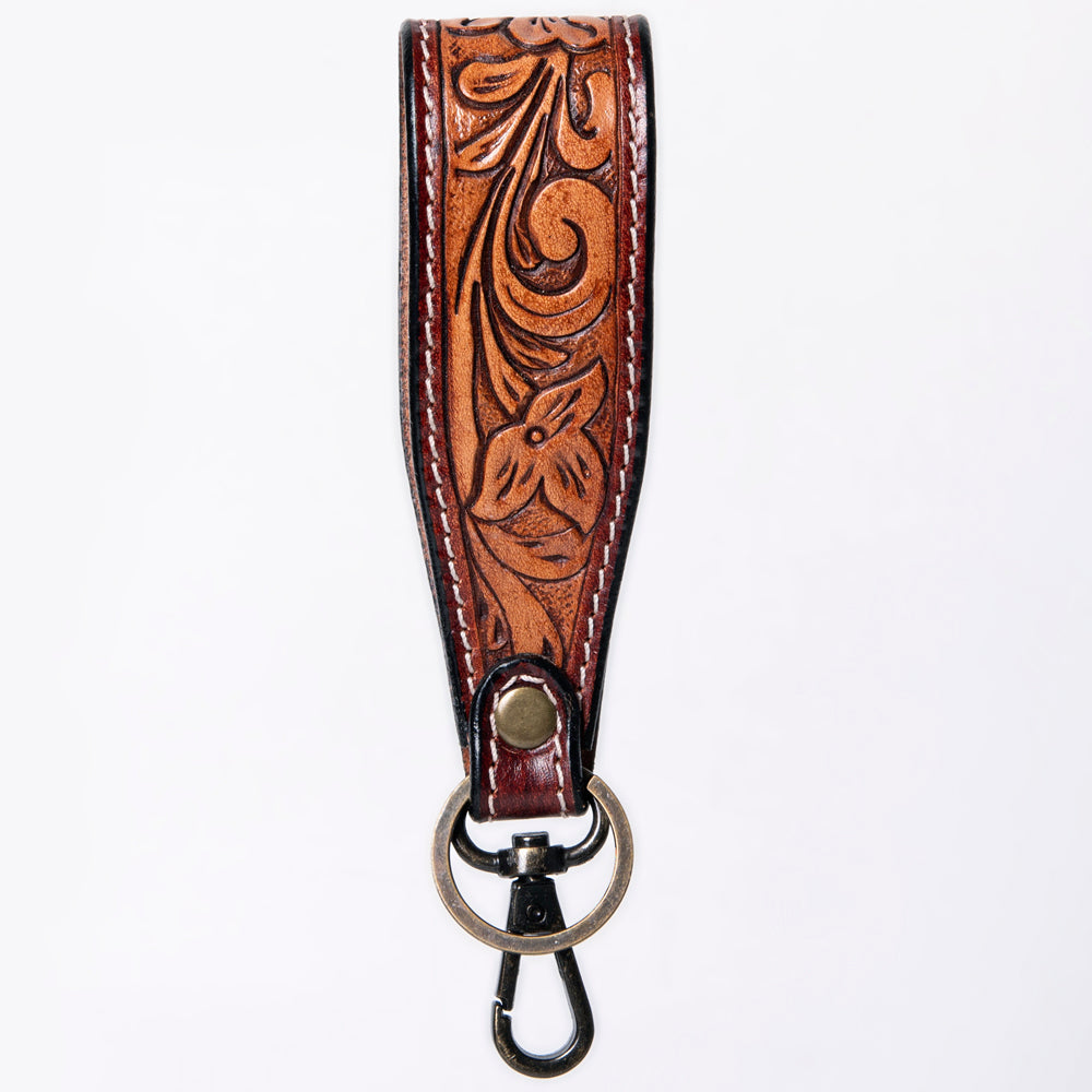 American Darling ADWSF126A Hand Tooled Genuine Leather Handle Strap