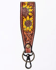American Darling Hand Tooled Genuine Leather Handle Strap for Wristlet Bag Phone Wrist Keychain Wallet Purse Clutch Cellphone