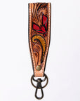 American Darling ADWSF126A Hand Tooled Genuine Leather Handle Strap