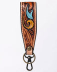 American Darling Hand Tooled Genuine Leather Handle Strap for Wristlet Bag Phone Wrist Keychain Wallet Purse Clutch Cellphone