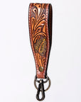 American Darling ADWSF126A Hand Tooled Genuine Leather Handle Strap