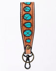 American Darling Hand Tooled Genuine Leather Handle Strap for Wristlet Bag Phone Wrist Keychain Wallet Purse Clutch Cellphone