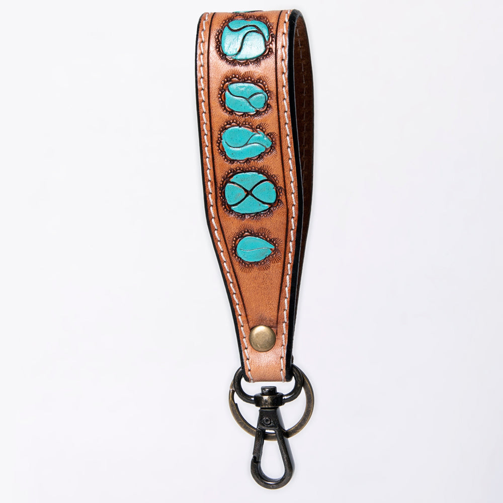 American Darling ADWSF126A Hand Tooled Genuine Leather Handle Strap
