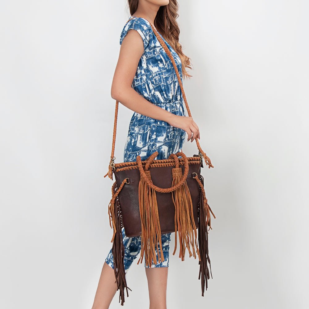 American Darling ADBGD147A Tote Genuine Leather Women Bag Western Handbag Purse