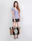 American Darling Tote Saddle Blanket Genuine Leather Women Bag Western Handbag Purse