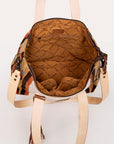 American Darling Tote Saddle Blanket Genuine Leather Women Bag Western Handbag Purse