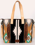 American Darling Tote Saddle Blanket Genuine Leather Women Bag Western Handbag Purse