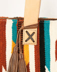 American Darling Tote Saddle Blanket Genuine Leather Women Bag Western Handbag Purse