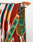 American Darling Saddle Blanket Genuine Leather Women Bag Western Handbag Purse