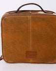 American Darling Jewelry Case Hand Tooled Hair-On Genuine Leather Women Bag Western Handbag Purse