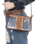 ADBGZ655 American Darling Hand Tooled Genuine Leather Women Bag Western Handbag Purse