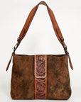 American Darling ADBGZ664 Hobo Hand Tooled Genuine Leather Women Bag Western Handbag Purse