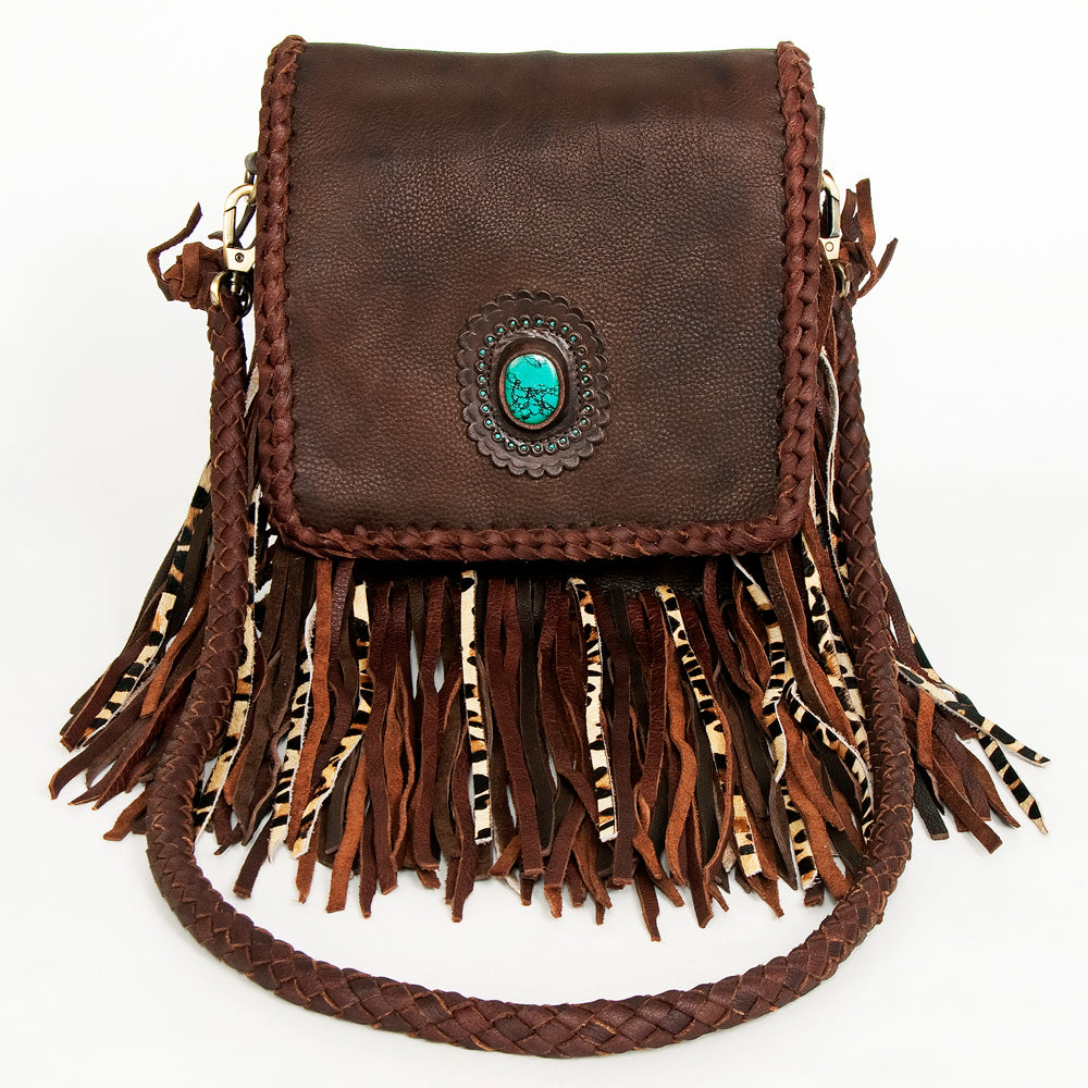 American Darling Messenger Genuine Leather Women Bag Western Handbag Purse